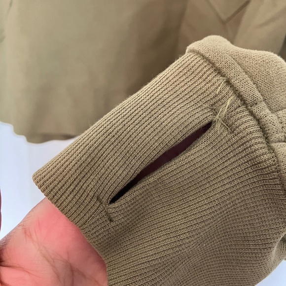 LULULEMON Scuba Oversized Funnel Neck Half Zip - Bronze Green - Picture 5 of 6